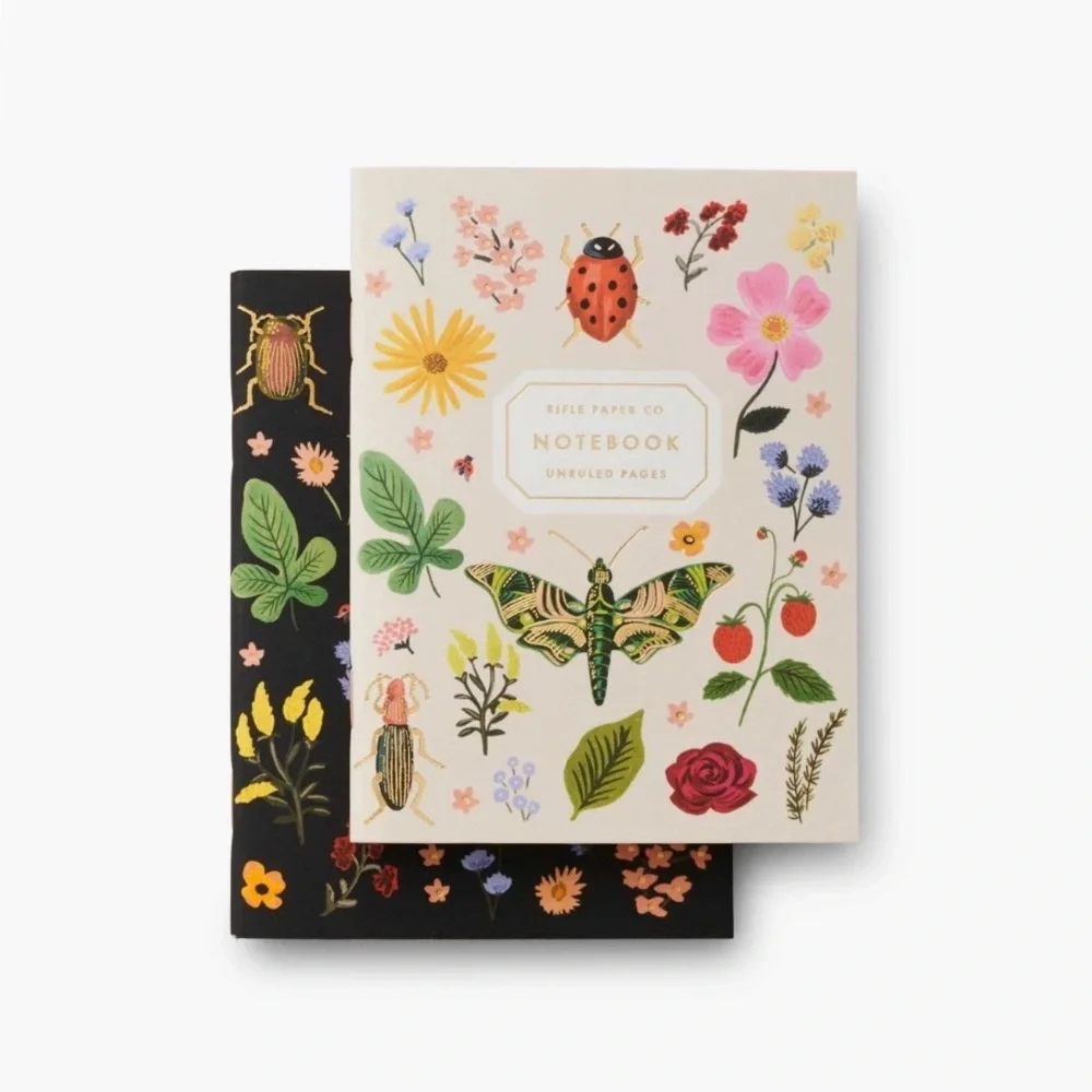 New! Rifle Paper Co. Pocket Notebooks & Pen - Picture 2 of 9
